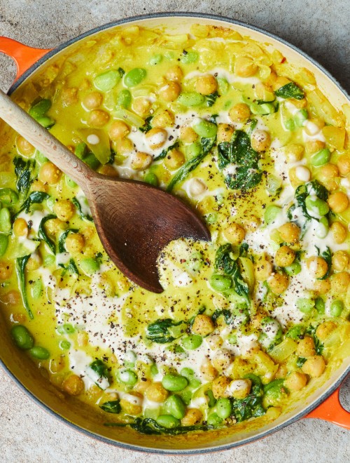 Simple Chickpea & Edamame Bowl