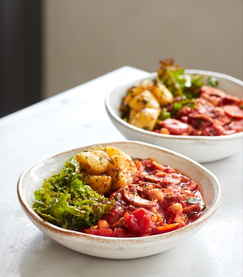 Mushroom & Chickpea Stew